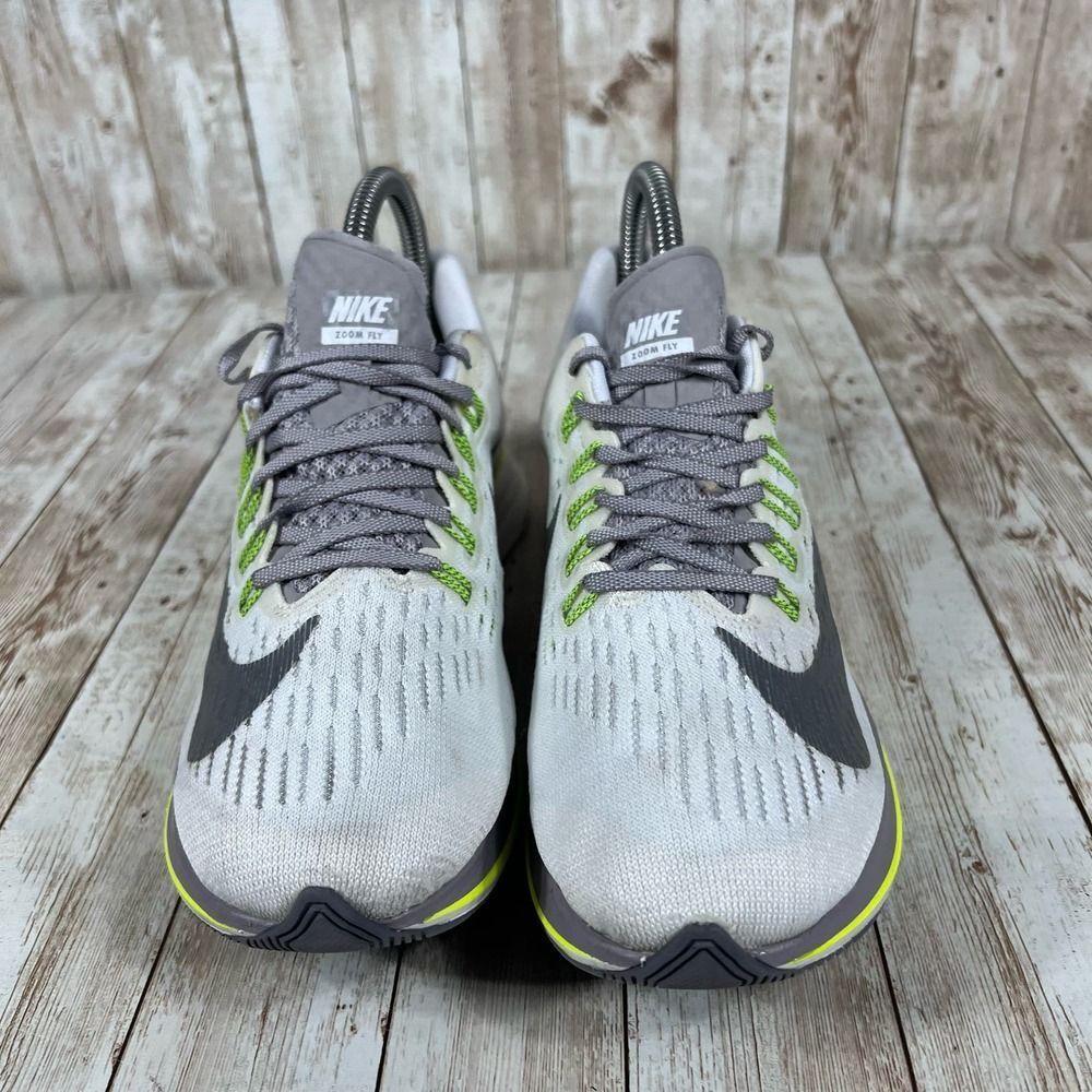 Nike zoom‎ fly white gunsmoke grey 897821 101 Womens 7 - Picture 4 of 8